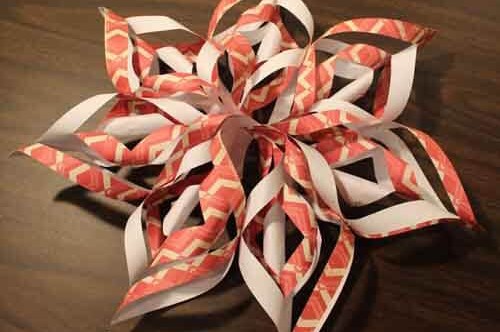 3D Paper Snowflake