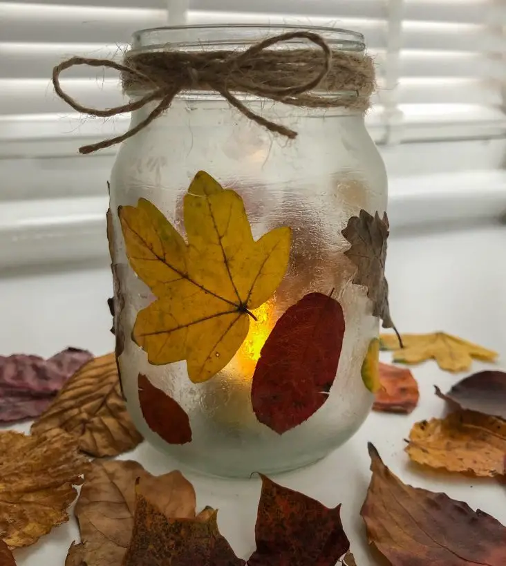 Nature Mason Jar Lantern