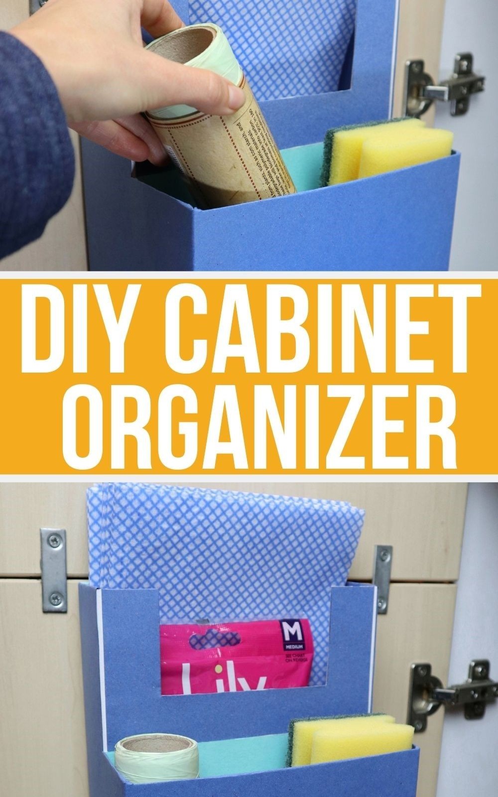 DIY Cabinet Organizer for Kitchen