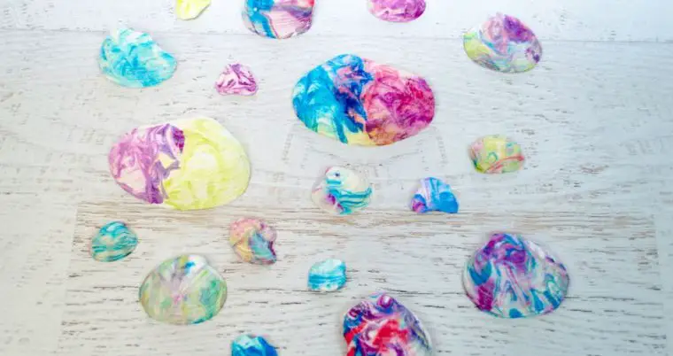 Marbled Sea Shell Craft