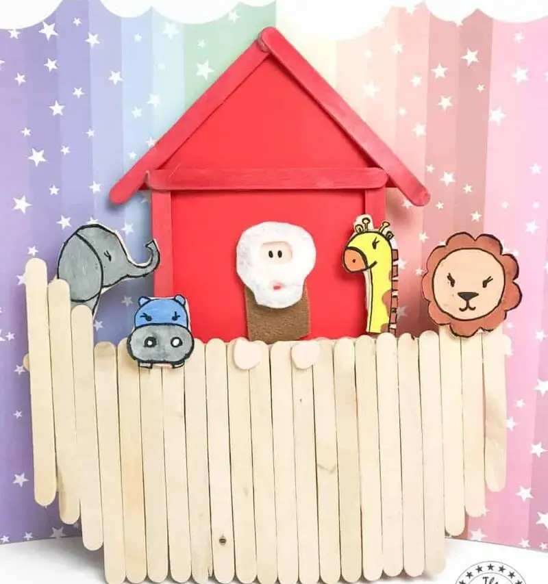 Popsicle Stick Noah’s Ark