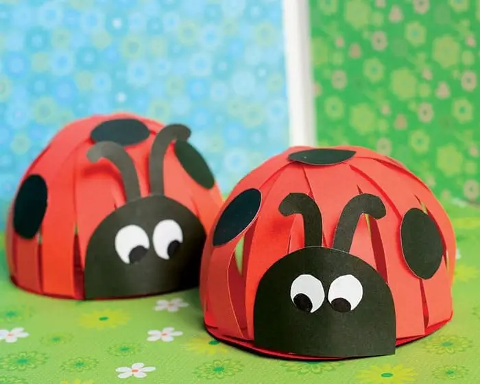 Paper Ladybug Dome Pets