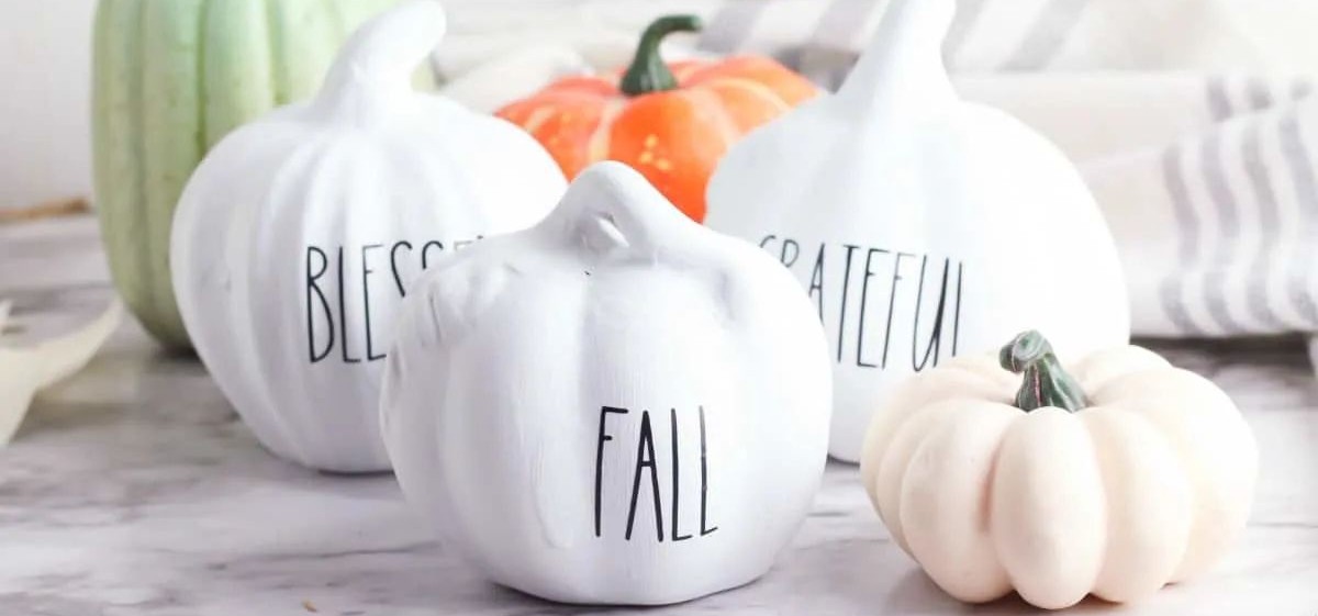 Dollar Store Pumpkins