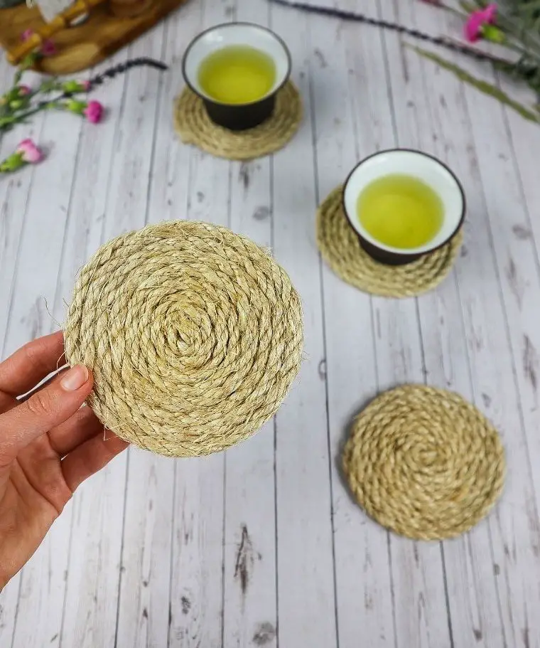 DIY Rope Coasters