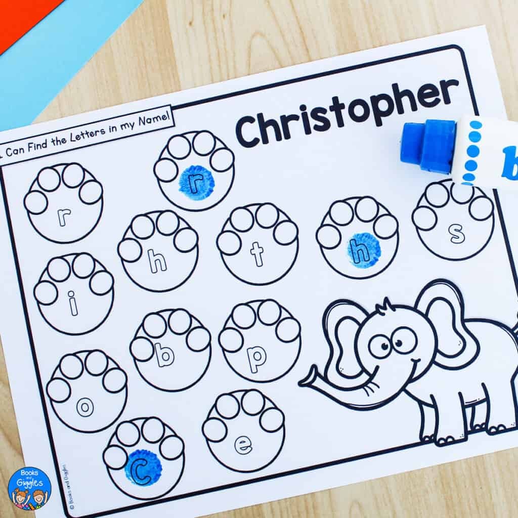 Letter Recognition Worksheet