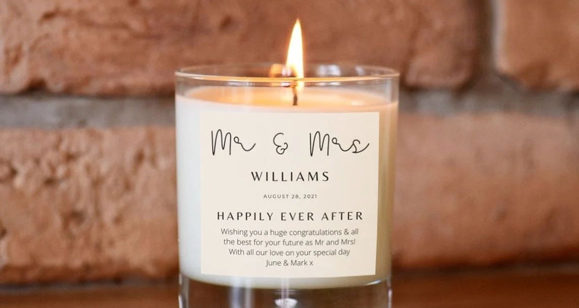 Personalised Candle