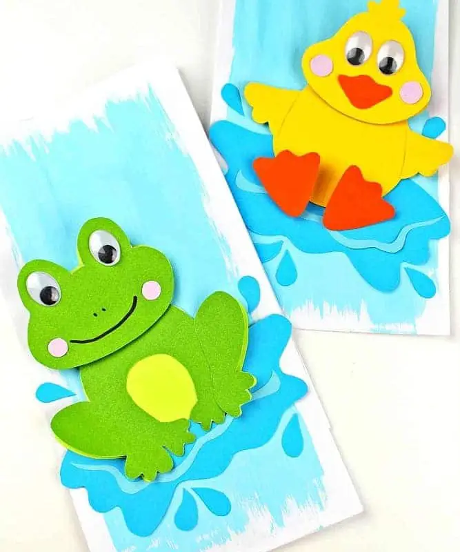 Splashing Duck Paper Craft