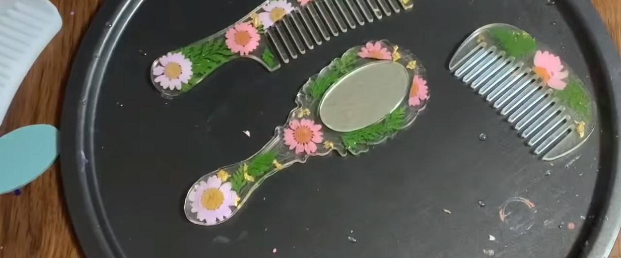 Resin Comb And Mirror