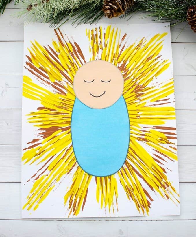 Baby Jesus Christmas Craft