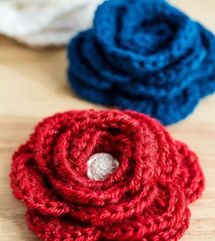 Crocheted Rose