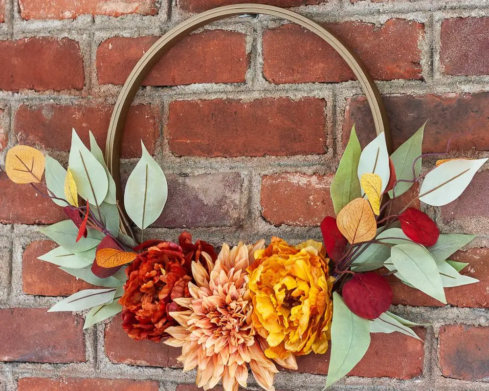 Fall Hoop Wreath