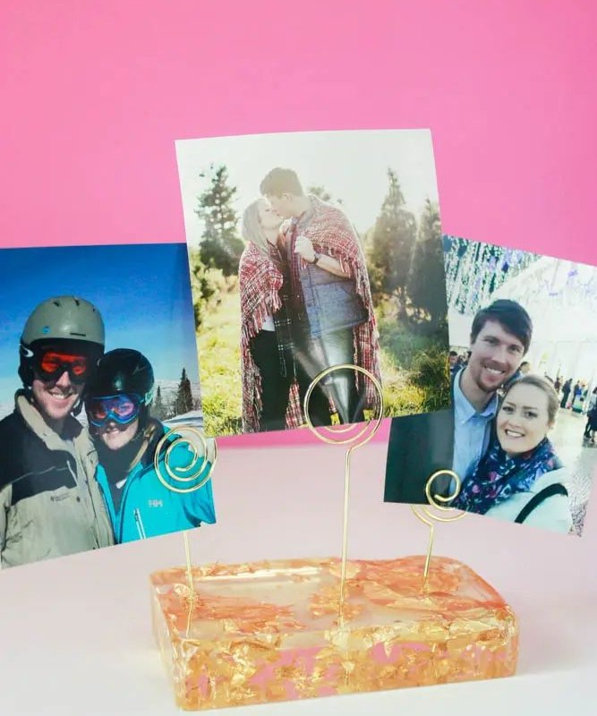 DIY Resin Photo Holder Or Stand