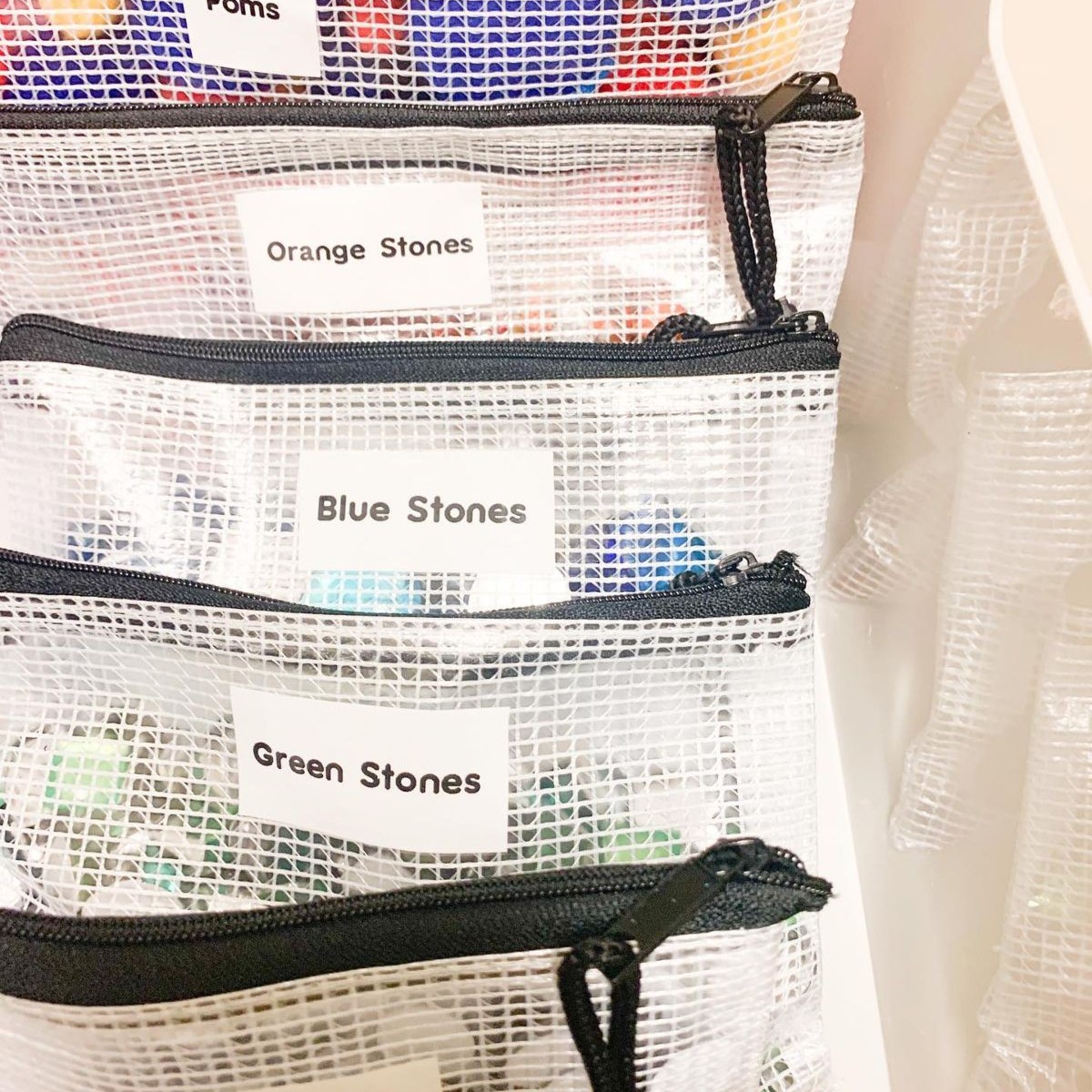 Labeled Organizer Pouches