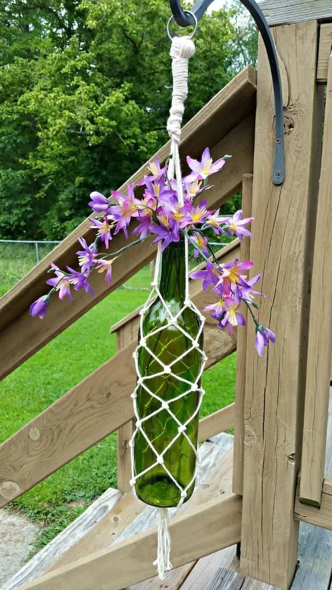 Macrame Wine Bottle Hanger