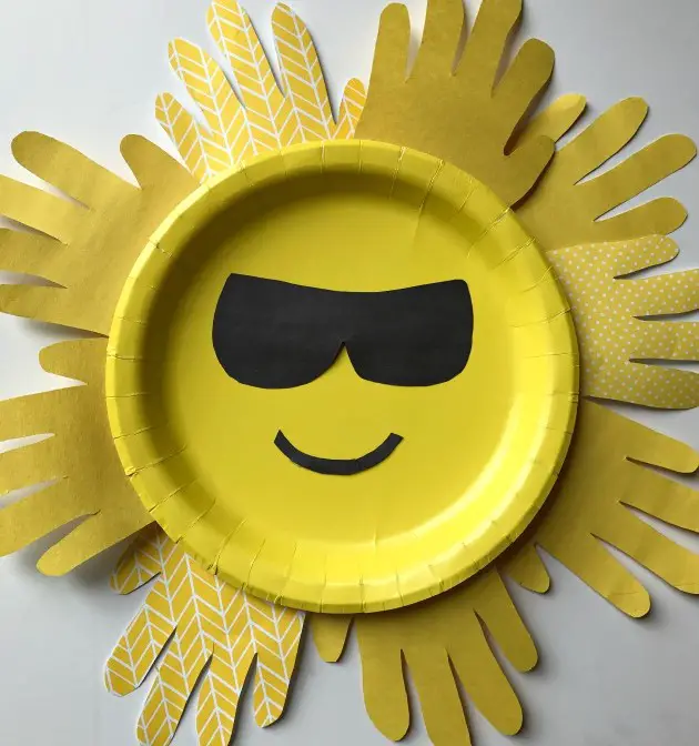 Sun Paper Plate