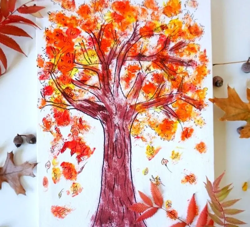 Autumn Tree Painting