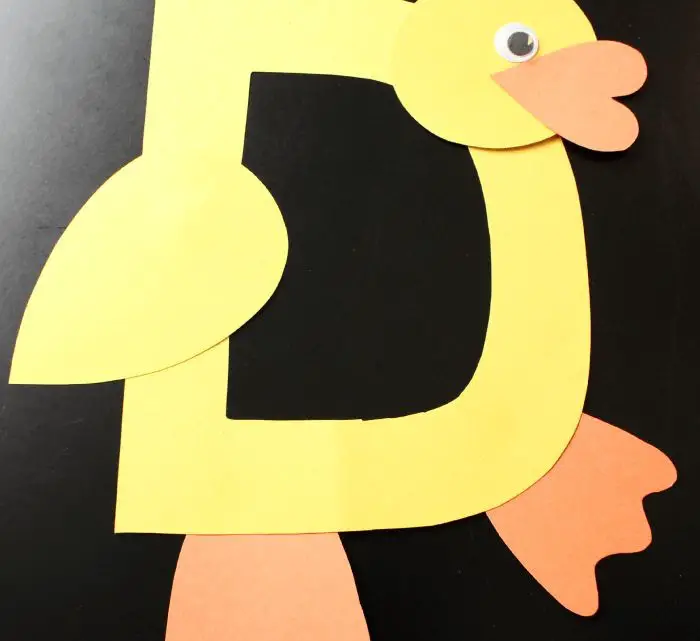 Ducky Alphabet Letter