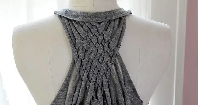 Weaved Back Tank DIY