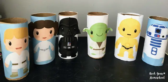 Creative Star Wars Toilet Paper Roll Figures