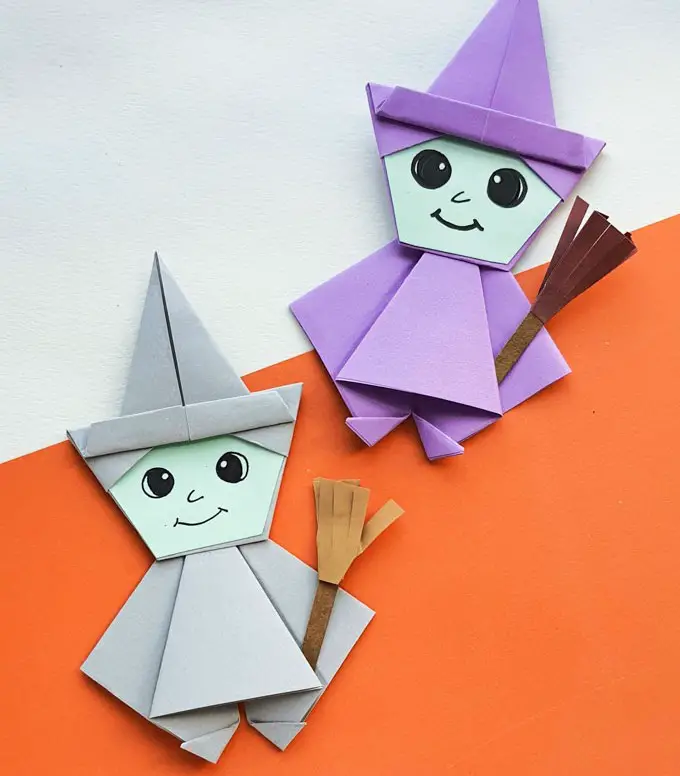 Origami Witch Craft For Kids