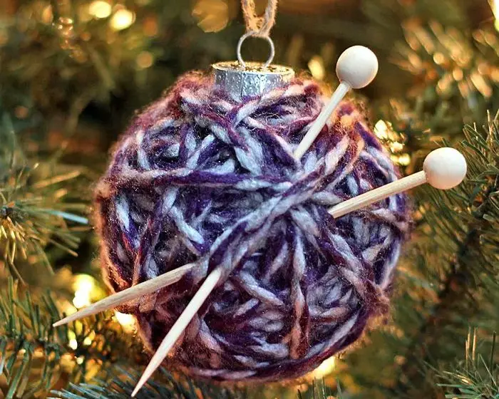 Yarn Ball Ornaments