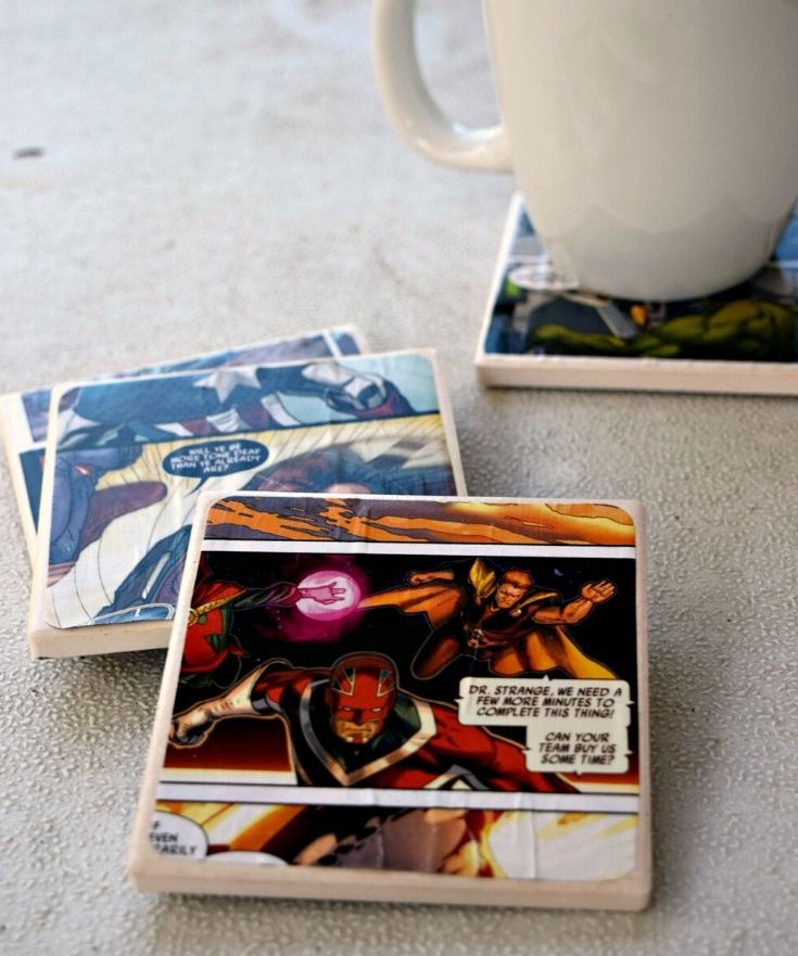 Comic Book Coasters