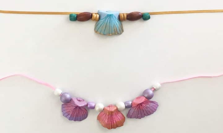 Egg Carton Mermaid Necklaces