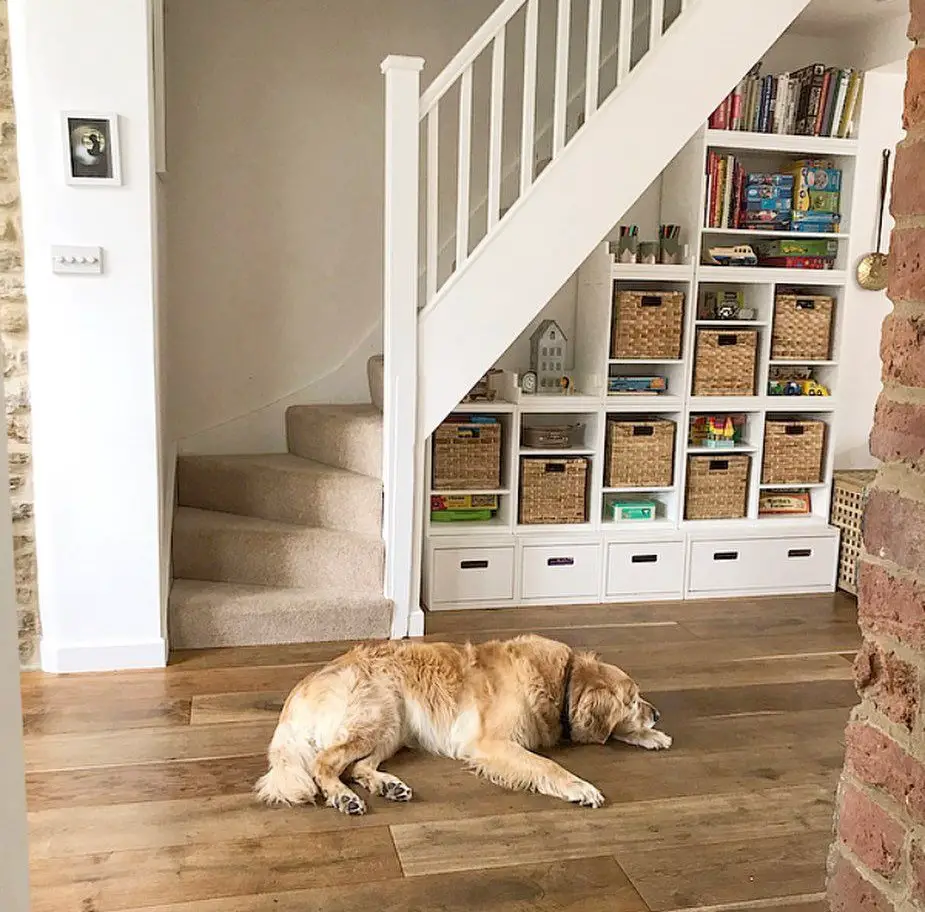 Under-stairs storage system