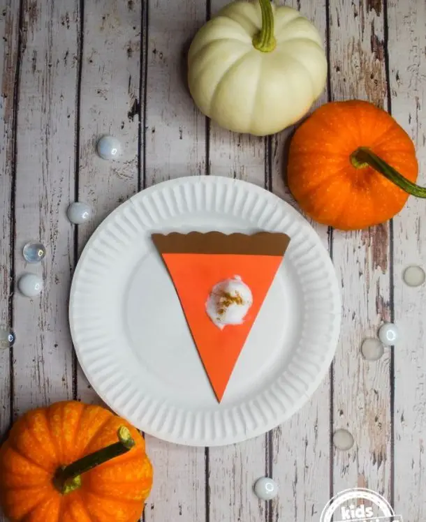 Paper Pumpkin Pie Activity