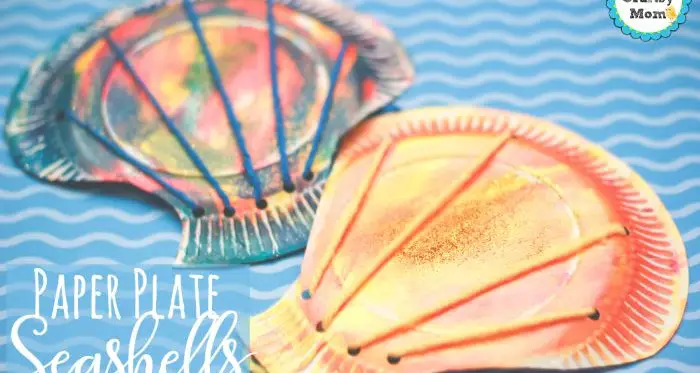 Paper Plate Seashell Craft For Preschoolers