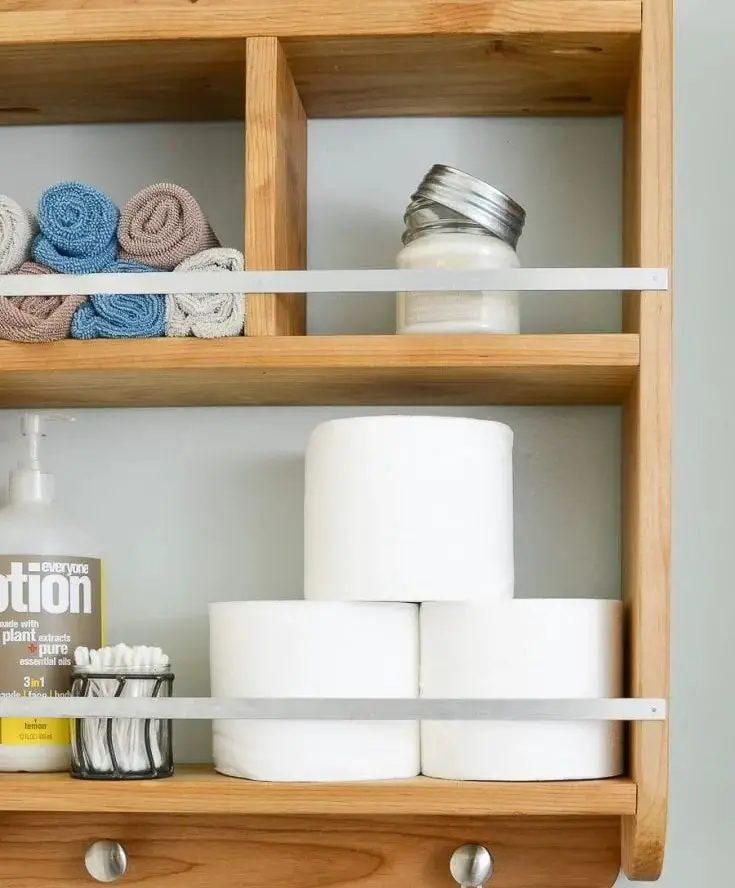 DIY Bathroom Storage