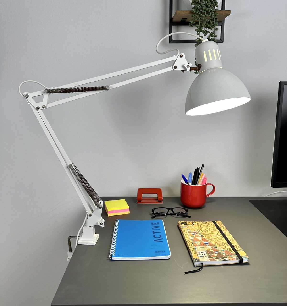 Use a Clamp to Optimize Desk Space