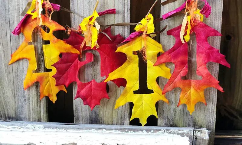 Fall Leaf Banner