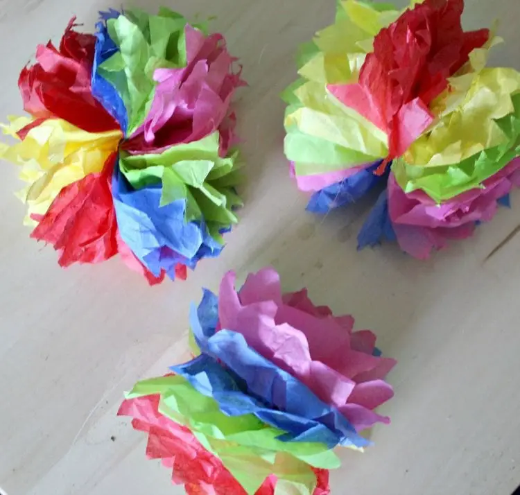 Hanging Paper Flowers