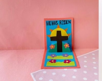 He has Risen Pop Up Craft