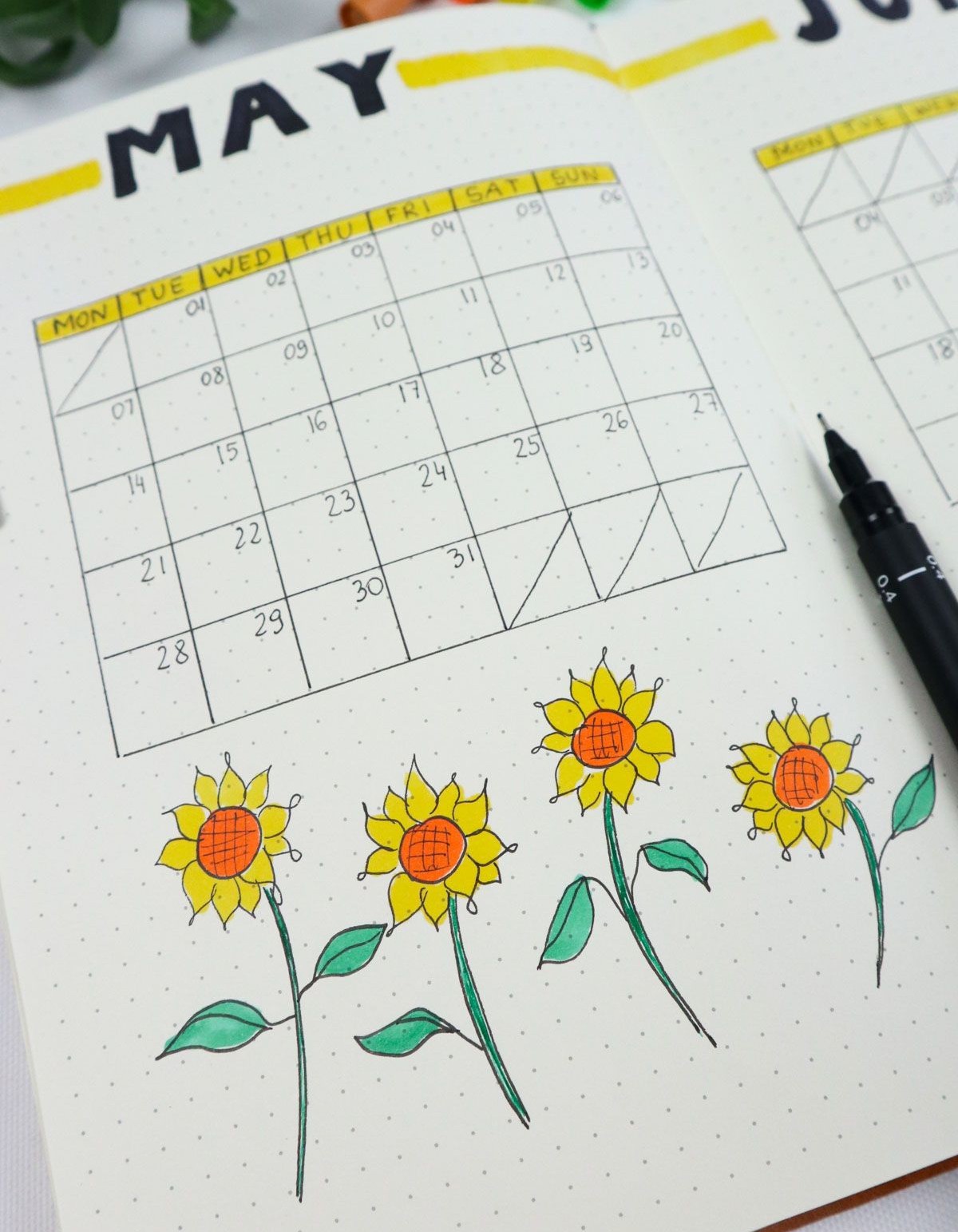 May Flowers Calendar