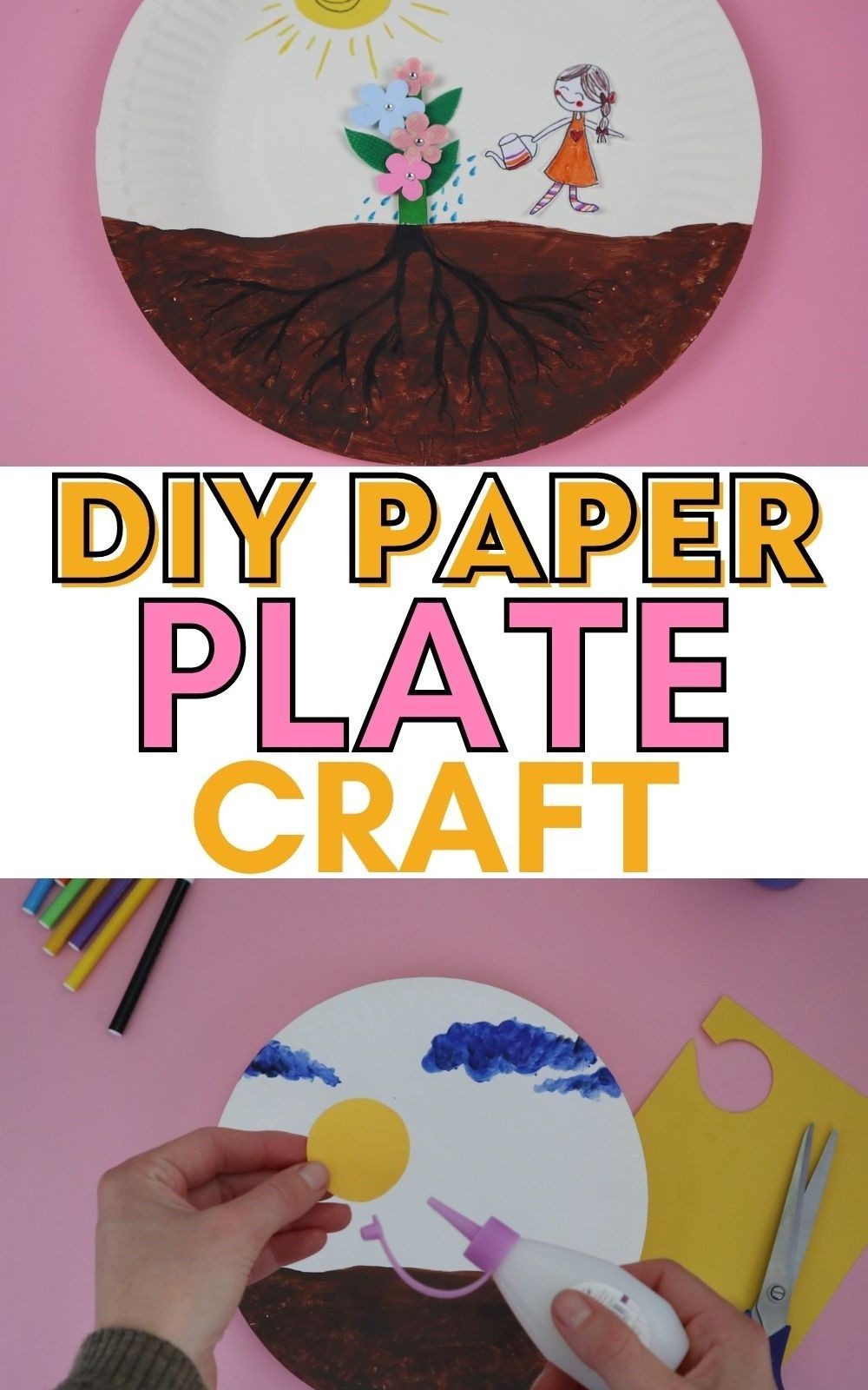 Paper Plate Flower Craft