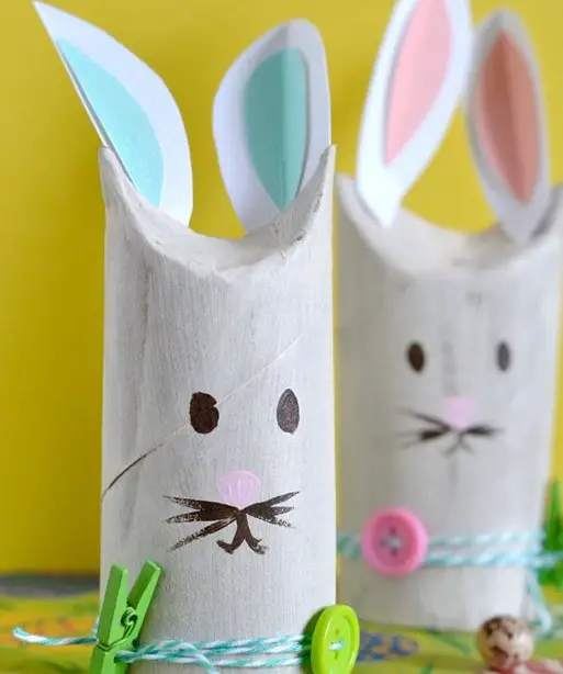 Toilet Paper Roll Bunnies