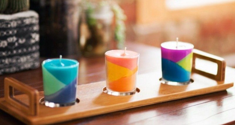 DIY Candles from Crayons
