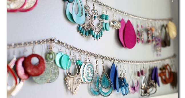 Jewelry Hook Organizer