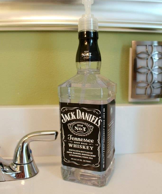 Liquor Bottle Soap Dispenser