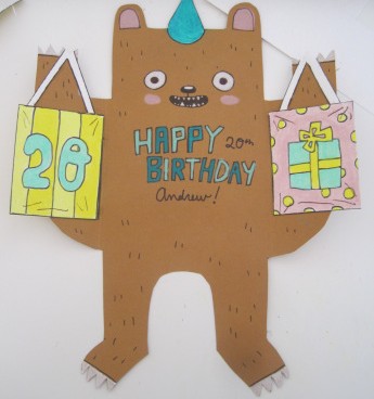 Birthday Bear Card