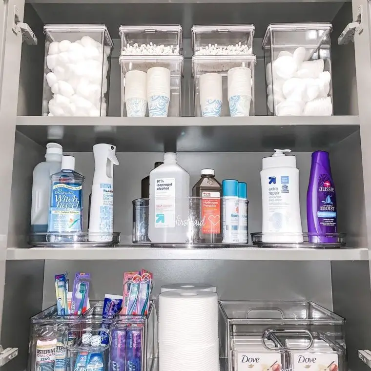 Bathroom Supplies Organizing Hack