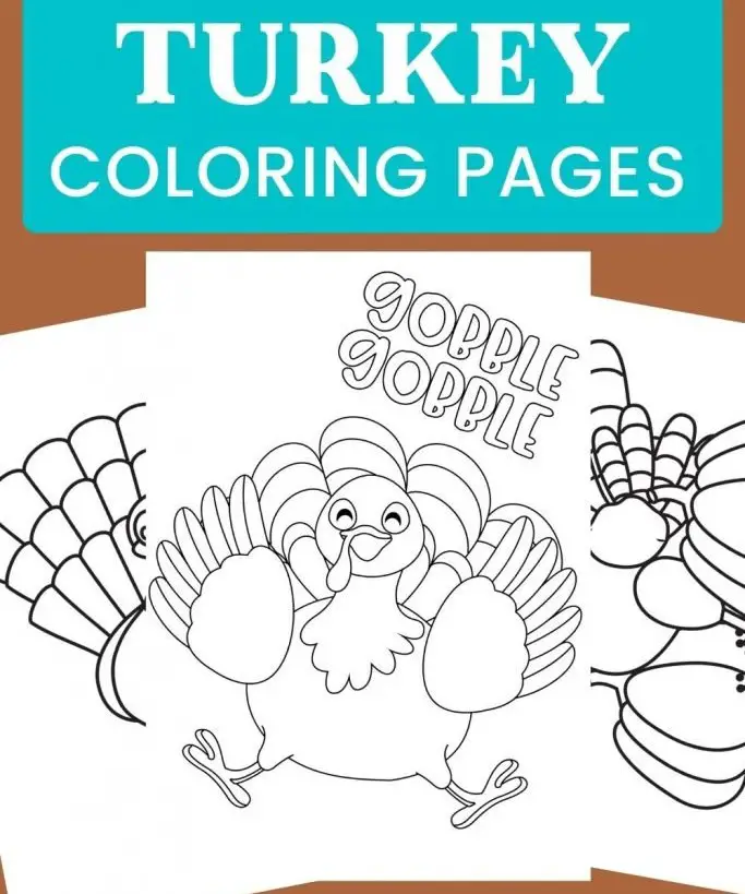 Turkey Colouring Pages