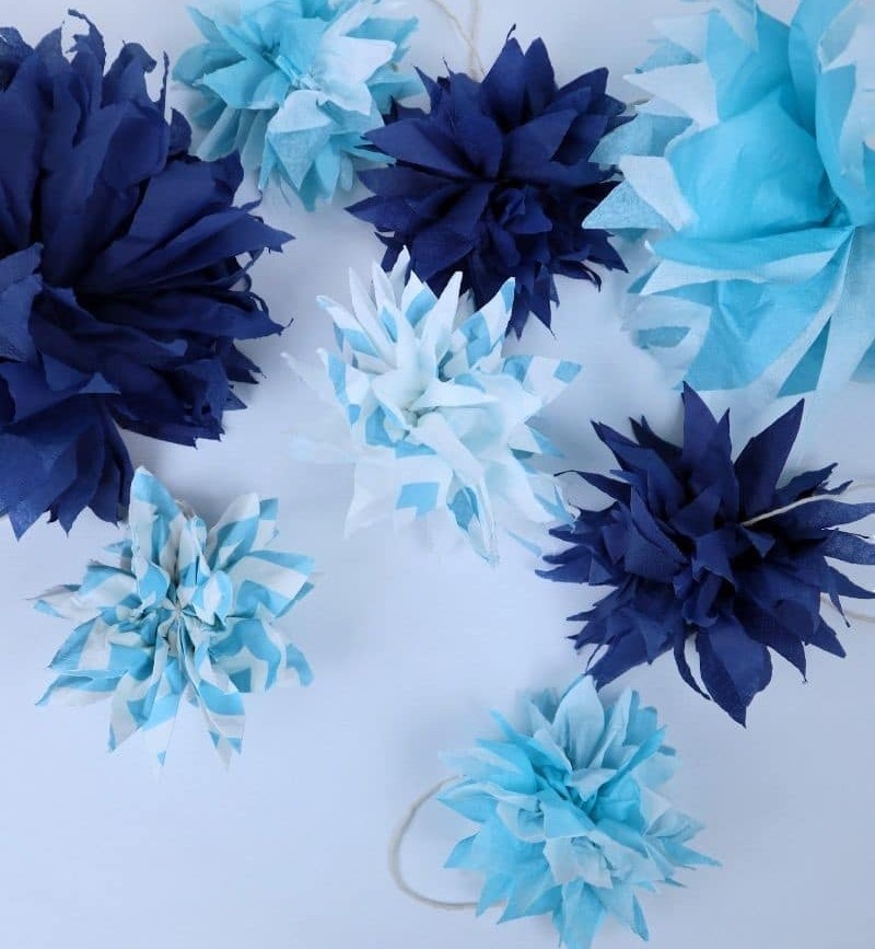 How to Make a Paper Pom Pom of a Different Size?