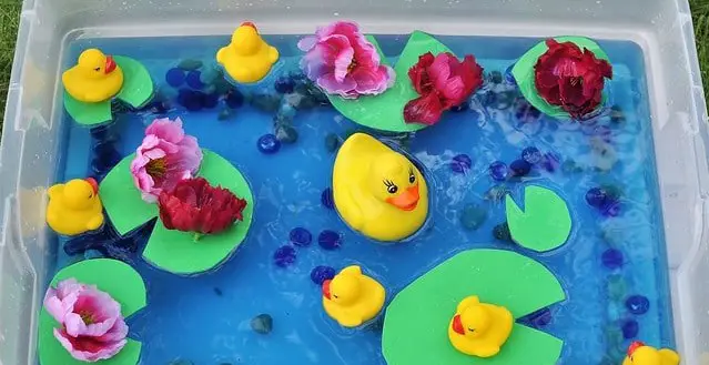 Rubber Duck Sensory Bins