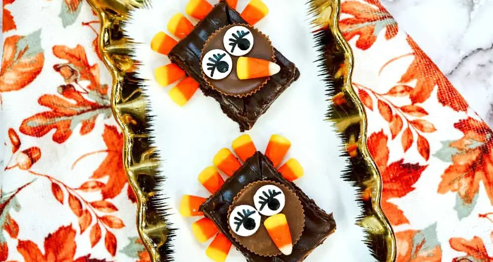 Thanksgiving Turkey Brownies