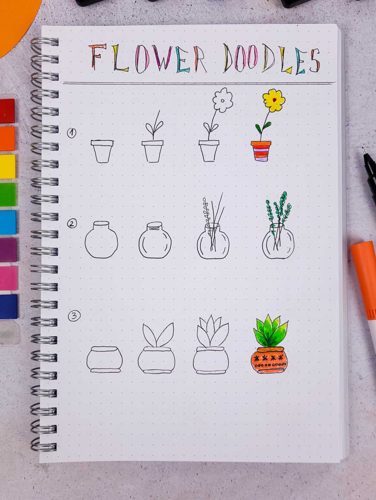 Cute Flower Doodles