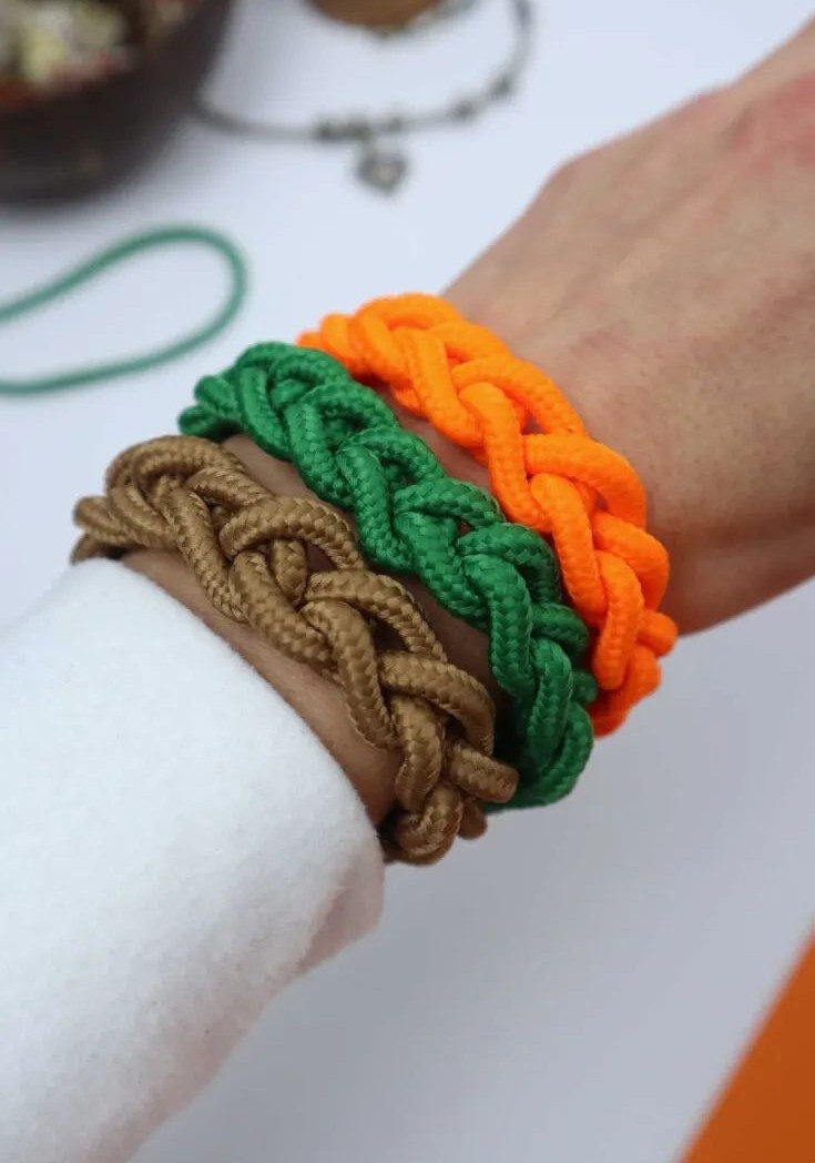 DIY Bracelet from Shoelaces