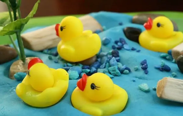 Duck Pond Play Dough